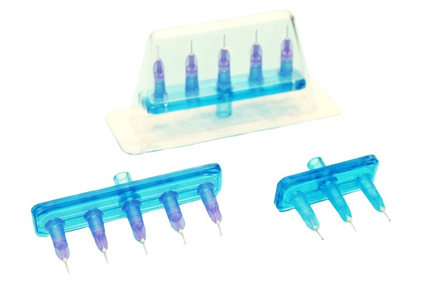 Multi-Injectors, Linear, 3-needle connections, 27G/0,40x4mm, 36pcs.